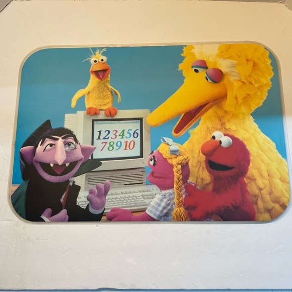 4 Vintage Kids Placemats Playskool Sesame Street Trolls - Picture 5 of 13